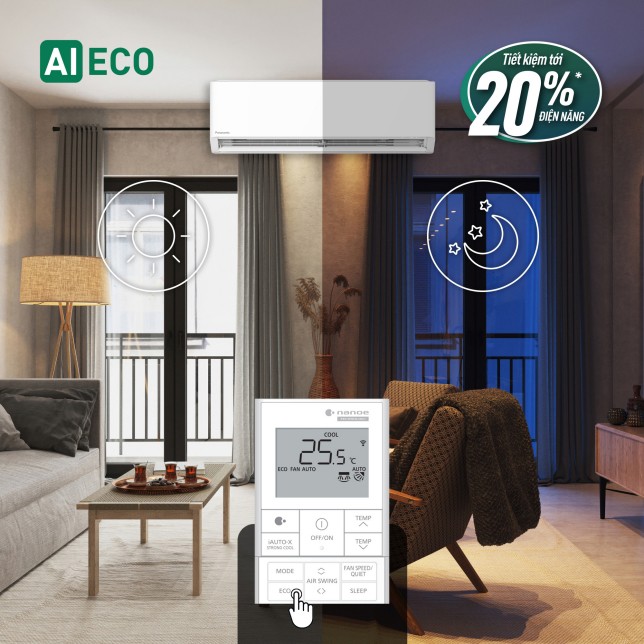 Điều hòa Panasonic 12000btu CU/CS-U12BKH-8 - 1 chiều inverter